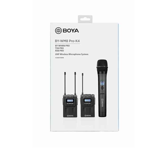 Boya BY-WM8 PRO-K4 UHF Dual-Channel Wireless Microphone